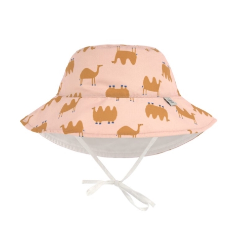 LÄSSIG Sun Protection Bucket Hat Camel Pink 19 - 36 m