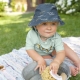 LÄSSIG Sun Protection Bucket Hat Crocodile White 9 -12 měsíců