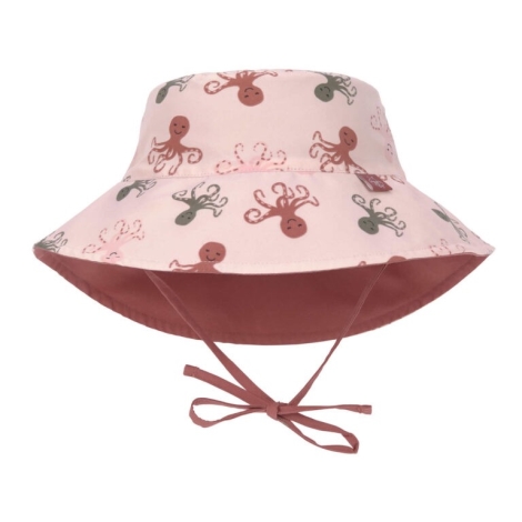LÄSSIG Sun Protection Bucket Hat Octopus Rose 9 -12 měsíců