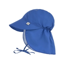 LÄSSIG Sun Protection Flap Hat Blue