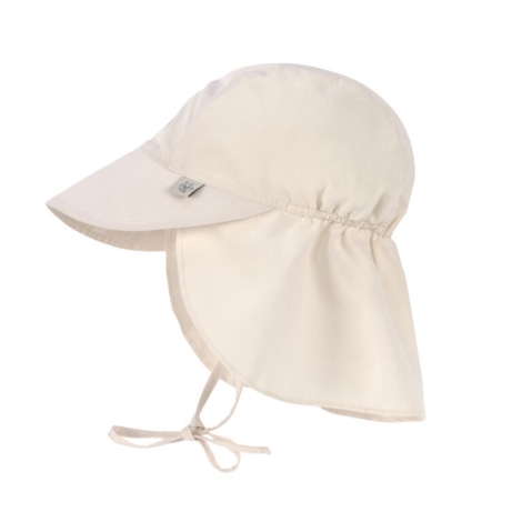 LÄSSIG Sun Protection Flap Hat Milky 3 - 6 m