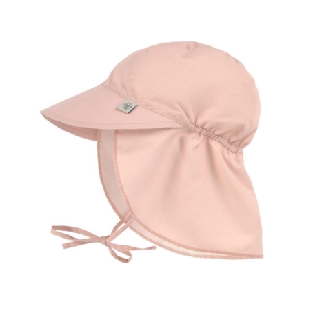 LÄSSIG Sun Protection Flap Hat Pink 19 - 36 m