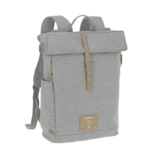 LÄSSIG taška Green Label Rolltop Backpack Grey Melange Limited Edition