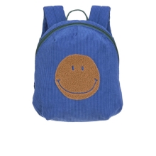 LÄSSIG Tiny Backpack Cord Little Gang Smile Blue