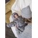 LEOKID Baby Overall Gray Blue Forest