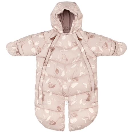 LEOKID Baby Overall Pink Forest 0 - 3 měsíce