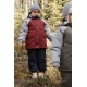 LEOKID Zimní bunda Color Block Redwood vel. 12 - 18 měsíců (vel. 80)