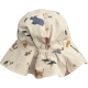 LIEWOOD Amelia Oboustranný klobouček Safari Sandy mix vel. 6 - 9 měsíců