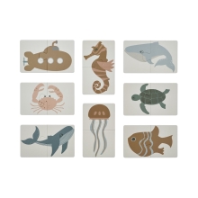 LIEWOOD Brett Puzzle pro nejmenší Sea Creature/Sandy