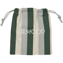 LIEWOOD Dust Bag Látkový Sáček XS Stripe Garden Green/Sandy/Dove Blue