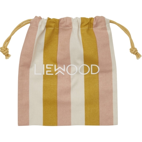 LIEWOOD Dust Bag Látkový Sáček XS Stripe Peach/Sandy/Yellow Mellow
