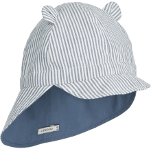 LIEWOOD Gorm Oboustranný klobouček Blue Wave/Creme de la Creme