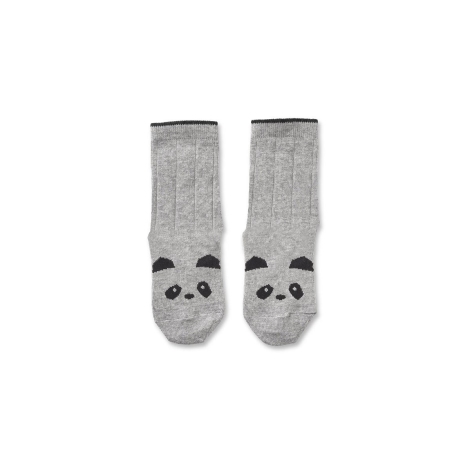 LIEWOOD Ponožky Panda Grey Melange 17/18