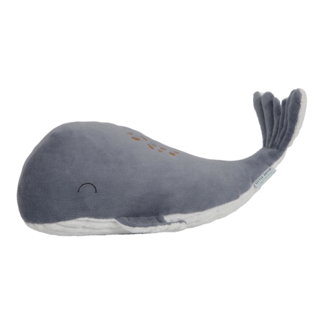 LITTLE DUTCH Ocean Velká plyšová velryba Blue