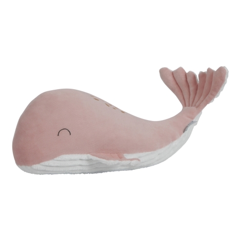 LITTLE DUTCH Ocean Velká plyšová velryba Pink