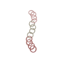 LITTLE DUTCH Spojovací kroužky řetěz Pink