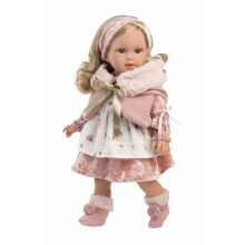 LLORENS LUCIA Realistická panenka s měkkým látkovým tělem 40 cm
