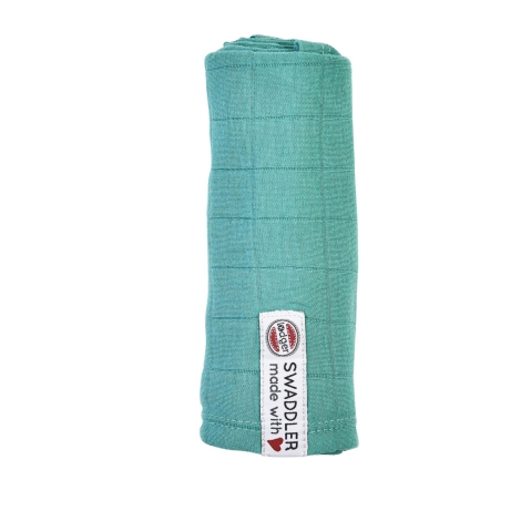 LODGER Swaddler Solid 70 x 70 cm Dusty Turquoise