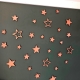 MASELIVING Dekorace Stars 9 x 9 cm Oak