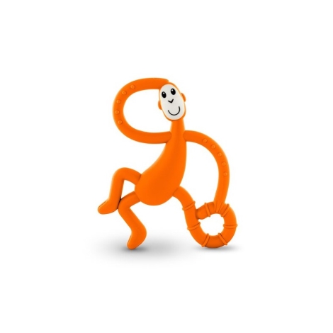 MATCHSTICK MONKEY Kousátko a zubní kartáček Dancing Monkey Oranžová