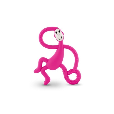 MATCHSTICK MONKEY Kousátko a zubní kartáček Dancing Monkey Růžová