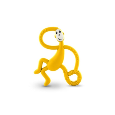 MATCHSTICK MONKEY Kousátko a zubní kartáček Dancing Monkey Žlutá