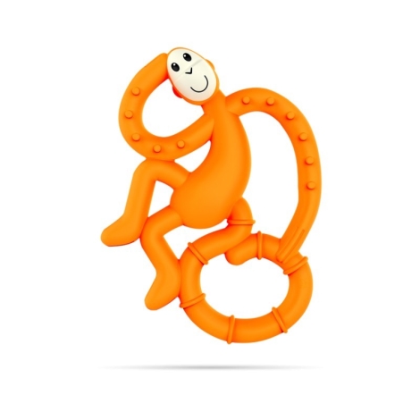 MATCHSTICK MONKEY Mini Monkey kousátko s antimikrobiálním povrchem Biocote Oranžové