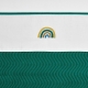 MEYCO Přikrývka Flat Sheet do postýlky Rainbow Emerald Green