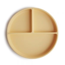 MUSHIE Silikonový talíř s přísavkou Daffodil