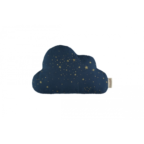 NOBODINOZ Cloud Polštářek Gold Stella/Midnight Blue