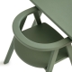NOBODINOZ Growing Green Dětská židlička + stoleček Deep Green