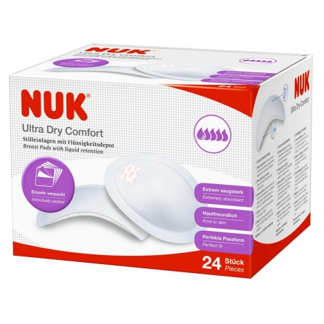 NUK Prsní polštářky Ultra Dry Comfort 24ks