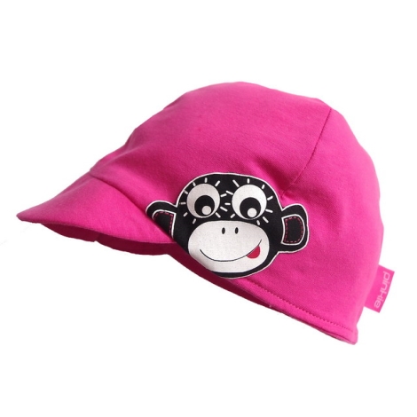 PINKIE Čepice s kšiltem Pink Monkey 1 - 3 roky