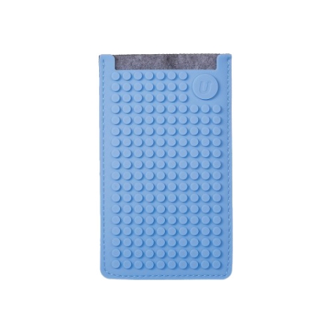 PIXELBAGS Pixelový obal na telefon malý 09 šedo-modrý