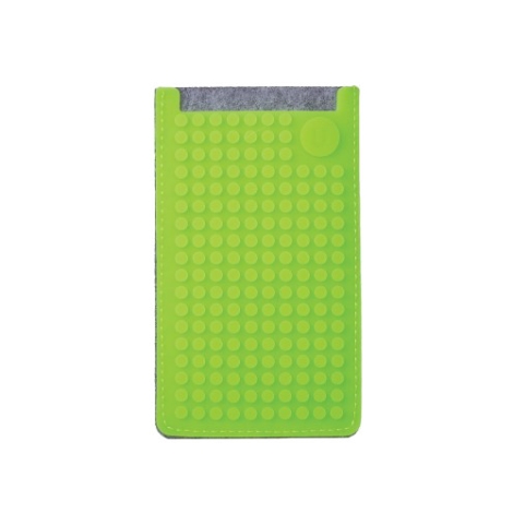 PIXELBAGS Pixelový obal na telefon malý 09 šedo-zelený