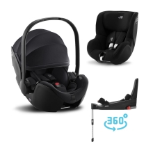 RÖMER Baby-Safe 5Z+Flex Base 5Z+Autosedačka Dualfix 3 i-Size Galaxy Black