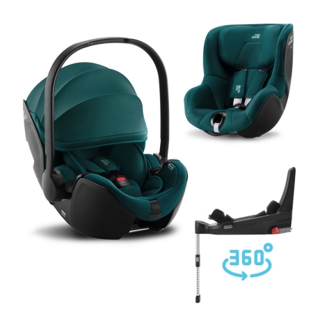 RÖMER Baby-Safe 5Z2+Flex Base 5Z+Autosedačka Dualfix 3 i-Size Atlantic Green