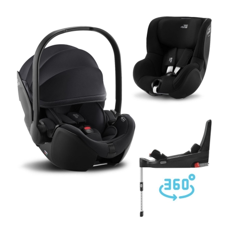 RÖMER Baby-Safe 5Z2+Flex Base 5Z+Autosedačka Dualfix 3 i-Size Galaxy Black