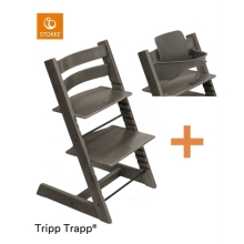 STOKKE Set Tripp Trapp Židlička + Baby set Hazy Grey