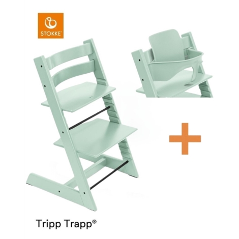 STOKKE Set Tripp Trapp Židlička + Baby set Soft Mint