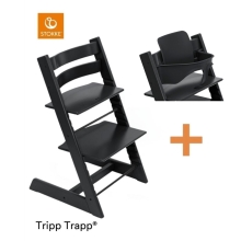 STOKKE Set Tripp Trapp Židlička + Baby set2 Black