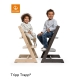 STOKKE Zvýhodněný set Tripp Trapp Židlička Natural + Polstrování Disney Signature + Baby set Black