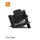 STOKKE Zvýhodněný set Tripp Trapp Židlička Natural + Polstrování Disney Signature + Baby set Black