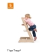 STOKKE Zvýhodněný set Tripp Trapp Židlička White + Toddlekind Podložka Classic Sandstone