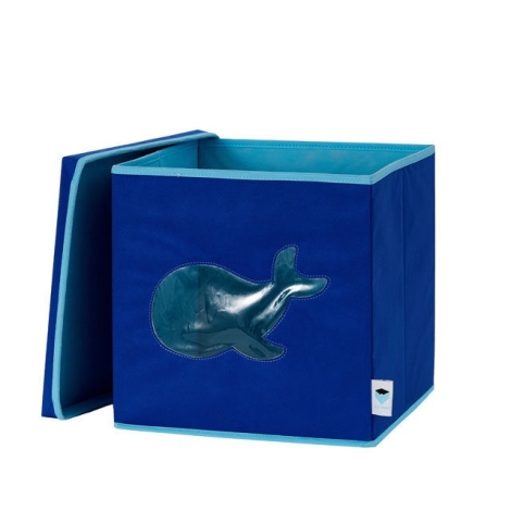 STORE IT Box na hračky s okénkem velryba
