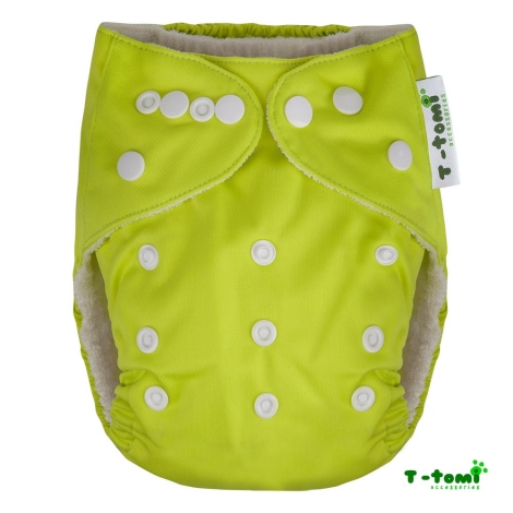 T-TOMI kalhotková plena AIO zelená + 2 vkl.pleny