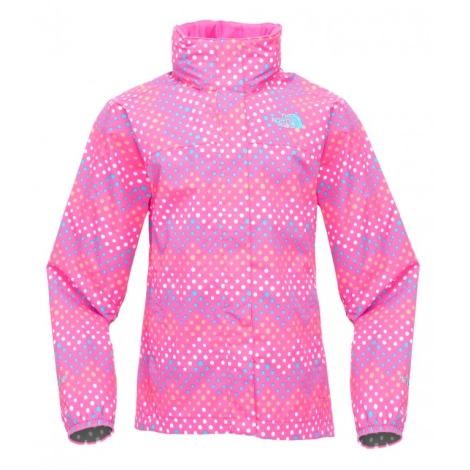 THE NORTH FACE Girls Dottie Resolve Jacket Linaria Pink Print vel.S