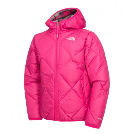 THE NORTH FACE Girls Reversible Moondoggy Jacket Passion Pink