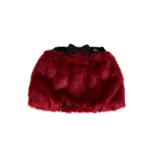 THE TINY UNIVERSE Sukně The Tiny Skirt Fur Real Red 68
