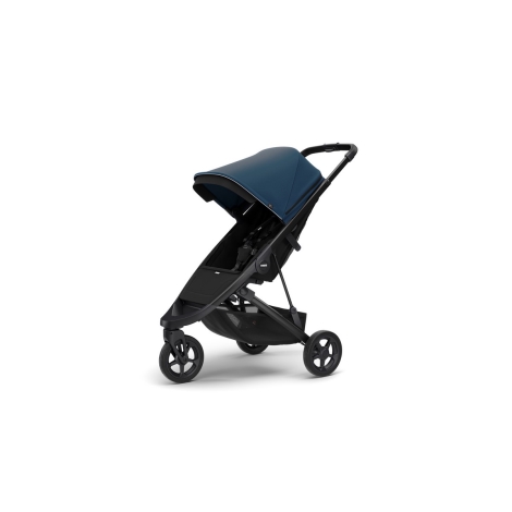 THULE Spring Stroller Black Majolica Blue 2022